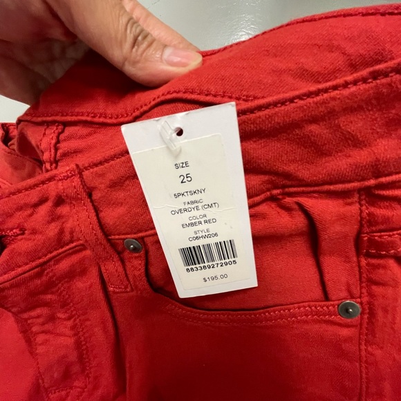 Brand anew with tag Helmut Lang red jeans - Picture 2 of 3